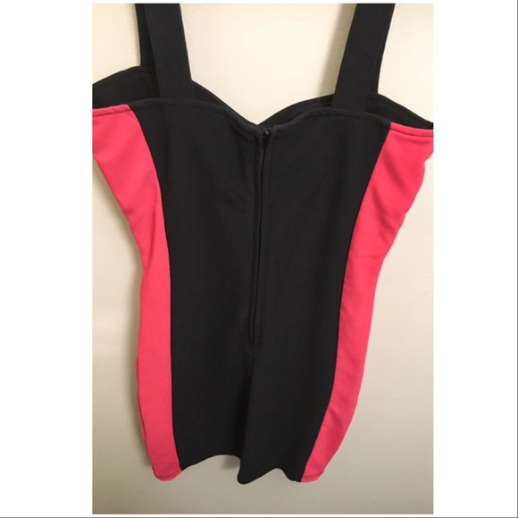 NWOT ▪️Black & Pink Bandage Dress - Picture 5 of 10